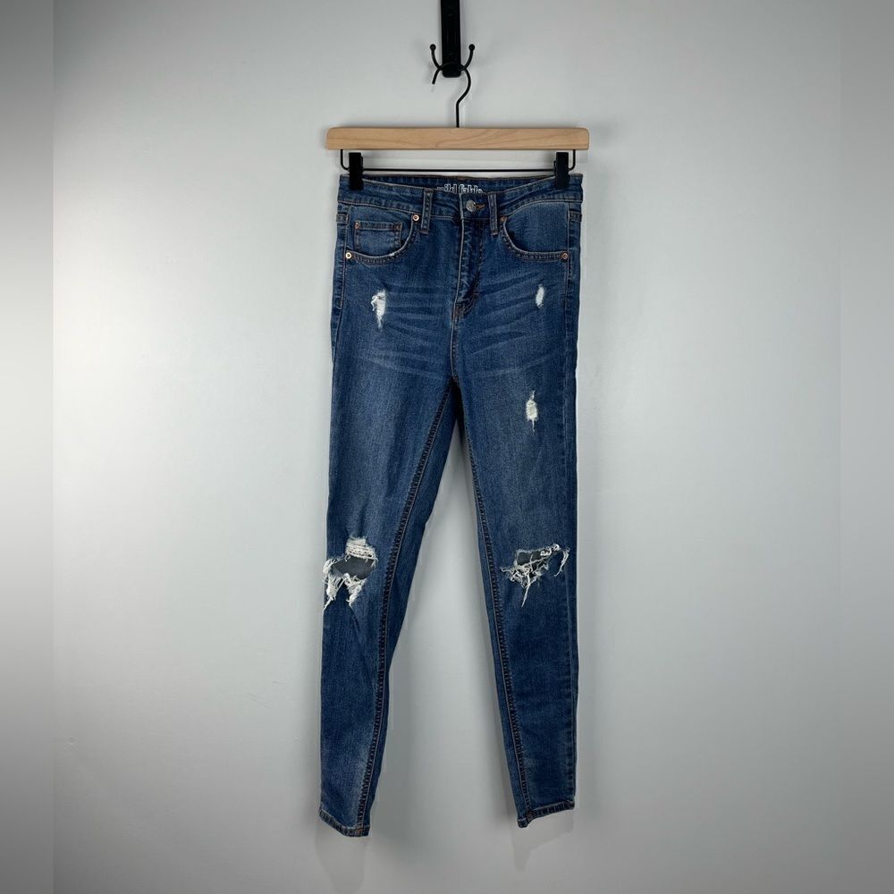Wild Fable Distressed High Rise Skinny Jeans 2